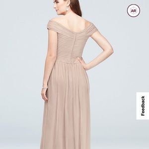 Brand new David’s Bridal dress champagne